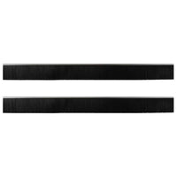 Spazzole per porte autoadesive 2 pcs Argento 100 cm 42019476