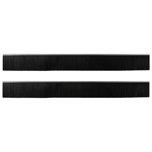 Spazzole per porte autoadesive 2 pcs Argento 100 cm 42019477