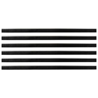 Spazzole per porte autoadesive 6 pcs Argento 100 cm 42019478