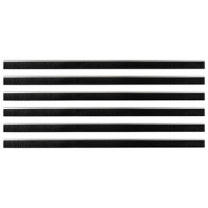 Spazzole per porte autoadesive 6 pcs Argento 100 cm 42019478