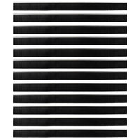 Spazzole per porte autoadesive 12 pcs Argento 100 cm 42019483