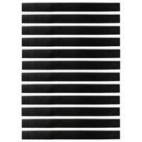 Spazzole per porte autoadesive 12 pcs Argento 100 cm 42019484