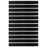 Spazzole per porte autoadesive 12 pcs Argento 100 cm 42019485