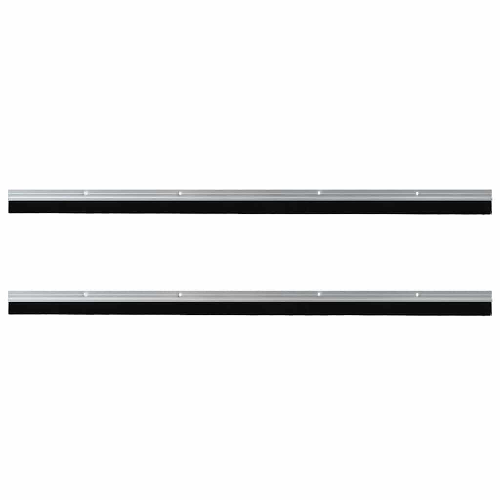 Spazzole per porte a vite 2 pcs Argento 100 cm 42019486