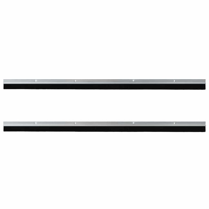 Spazzole per porte a vite 2 pcs Argento 100 cm 42019486
