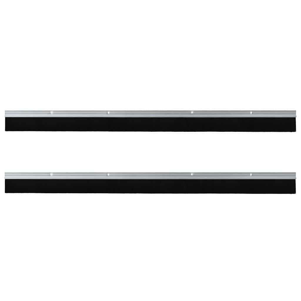 Spazzole per porte a vite 2 pcs Argento 100 cm 42019487