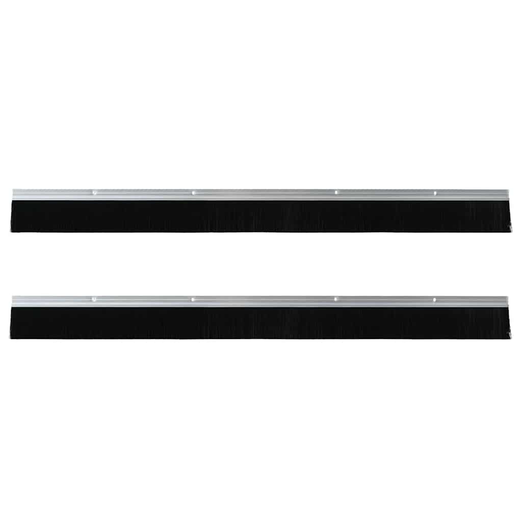 Spazzole per porte a vite 2 pcs Argento 100 cm 42019488
