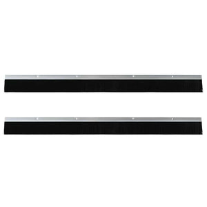 Spazzole per porte a vite 2 pcs Argento 100 cm 42019488