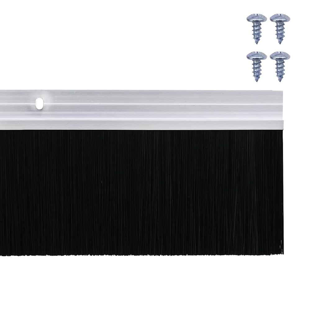 Spazzole per porte a vite 2 pcs Argento 100 cm 42019488