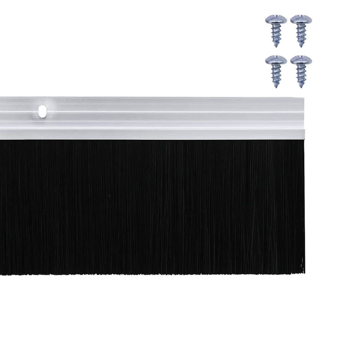 Spazzole per porte a vite 2 pcs Argento 100 cm 42019488