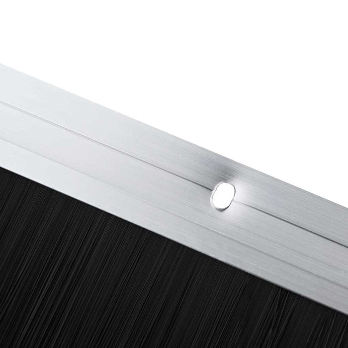 Spazzole per porte a vite 2 pcs Argento 100 cm 42019489