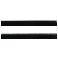 Spazzole per porte a vite 2 pcs Argento 100 cm 42019489