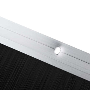 Spazzole per porte a vite 6 pcs Argento 100 cm 42019490