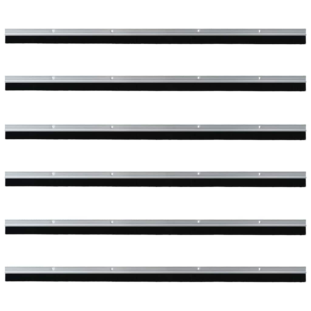 Spazzole per porte a vite 6 pcs Argento 100 cm 42019490