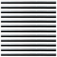 Spazzole per porte a vite 12 pcs Argento 100 cm 42019494