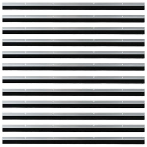 Spazzole per porte a vite 12 pcs Argento 100 cm 42019494