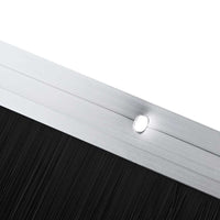 Spazzole per porte a vite 12 pcs Argento 100 cm 42019495