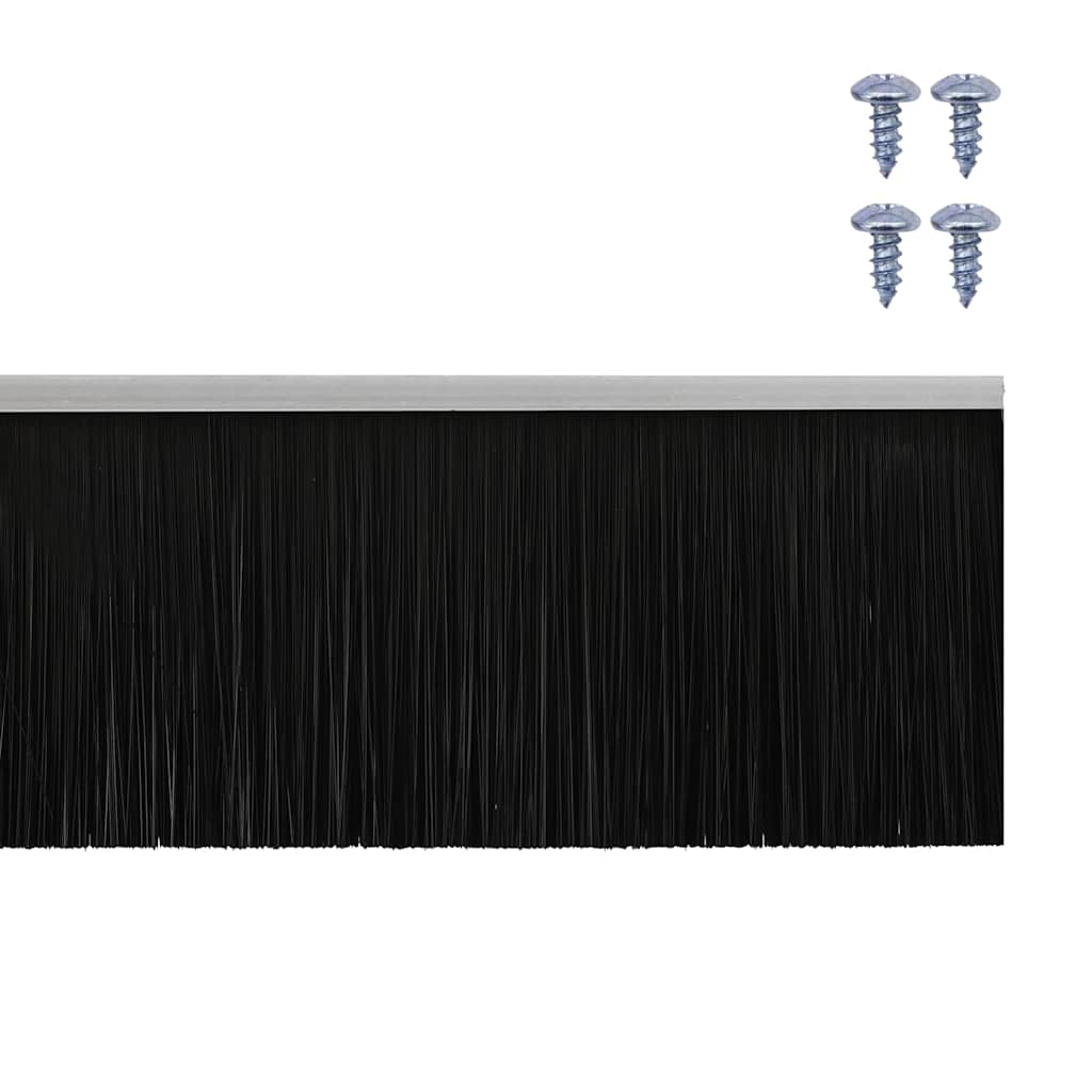 Spazzole per porte a vite 2 pcs Argento 100 cm 42019500