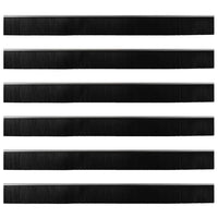 Spazzole per porte a vite 6 pcs Argento 100 cm 42019504