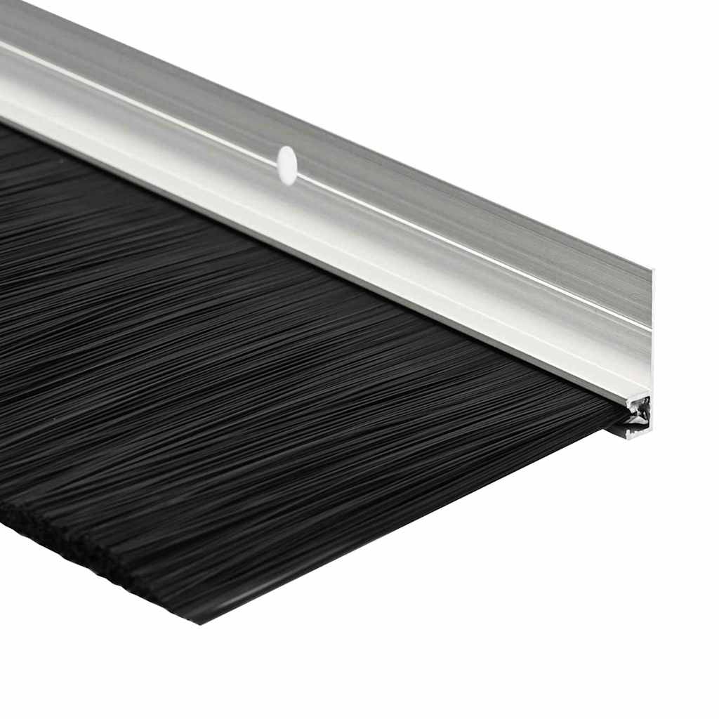 Spazzole per porte a vite 6 pcs Argento 100 cm 42019505