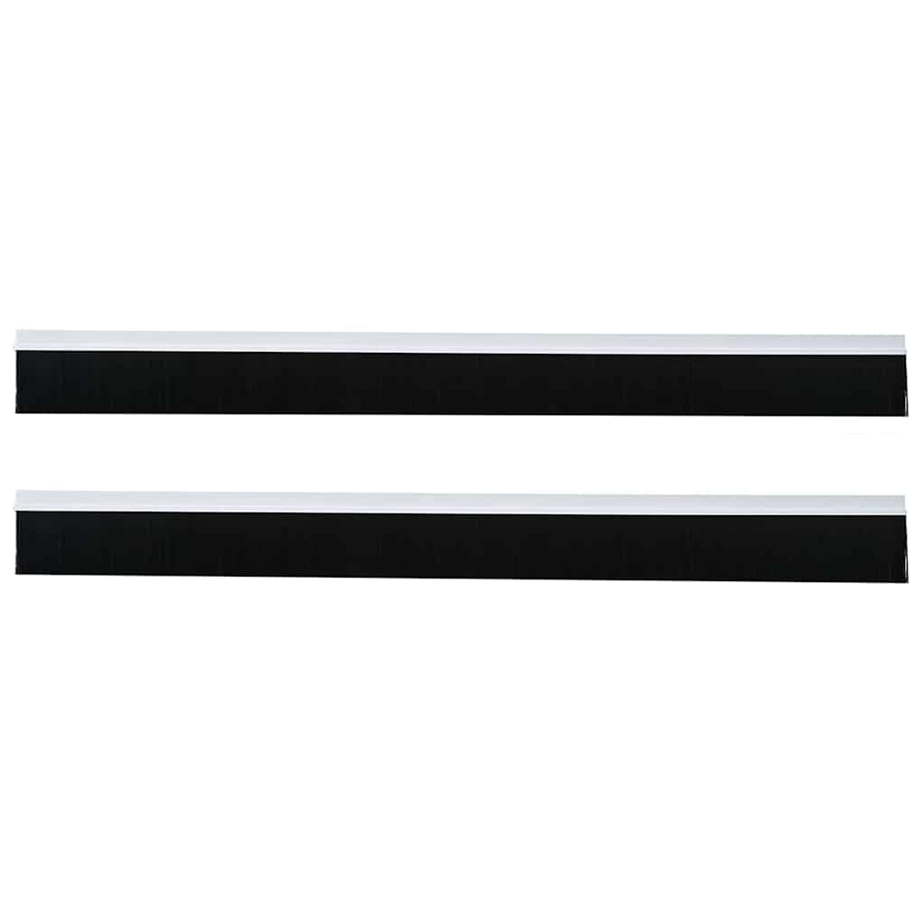 Spazzole per porte autoadesive 2 pcs Bianco 100 cm 42019512