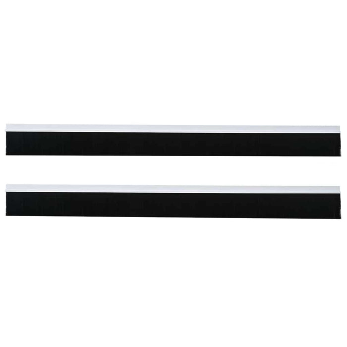 Spazzole per porte autoadesive 2 pcs Bianco 100 cm 42019512