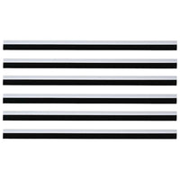 Spazzole per porte autoadesive 6 pcs Bianco 100 cm 42019514