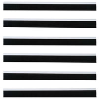 Spazzole per porte autoadesive 6 pcs Bianco 100 cm 42019516