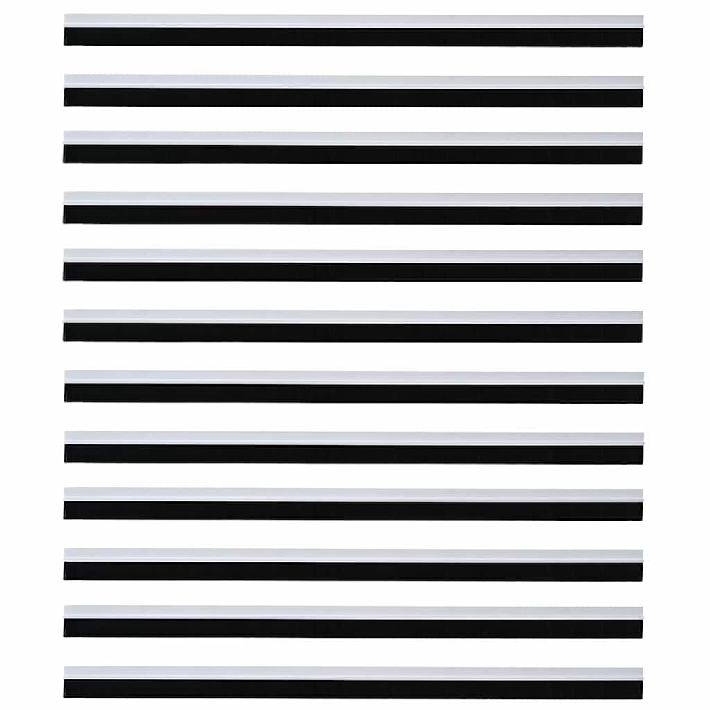 Spazzole per porte autoadesive 12 pcs Bianco 100 cm 42019518