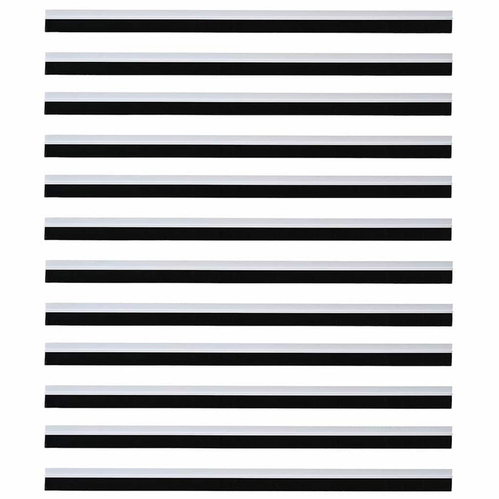 Spazzole per porte autoadesive 12 pcs Bianco 100 cm 42019518