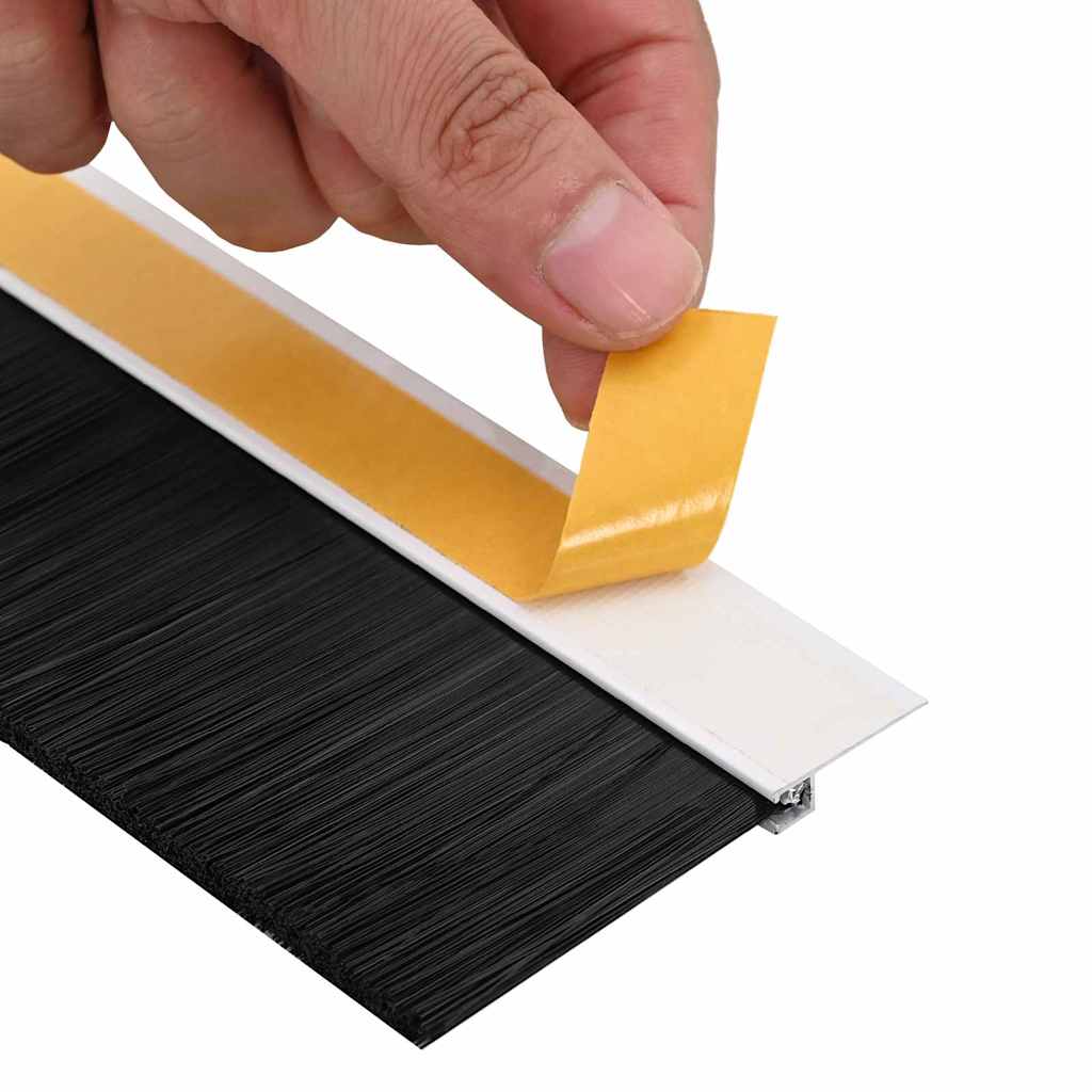 Spazzole per porte autoadesive 12 pcs Bianco 100 cm 42019519