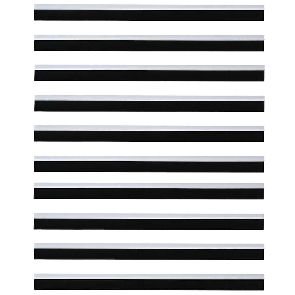 Spazzole per porte autoadesive 12 pcs Bianco 100 cm 42019519