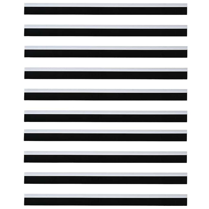 Spazzole per porte autoadesive 12 pcs Bianco 100 cm 42019519