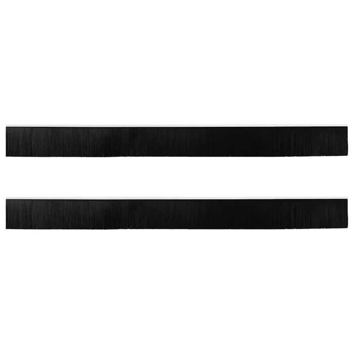 Spazzole per porte autoadesive 2 pcs Bianco 100 cm 42019524
