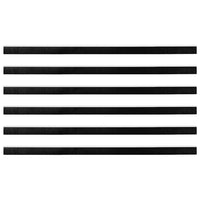 Spazzole per porte autoadesive 6 pcs Bianco 100 cm 42019526