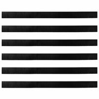 Spazzole per porte autoadesive 6 pcs Bianco 100 cm 42019527