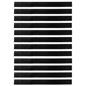 Spazzole per porte autoadesive 12 pcs Bianco 100 cm 42019532