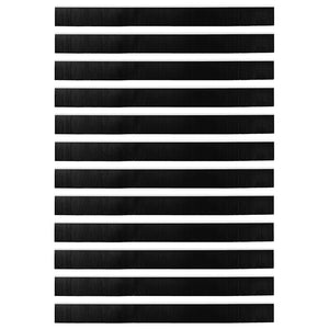 Spazzole per porte autoadesive 12 pcs Bianco 100 cm 42019533