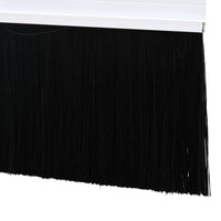 Spazzole per porte a vite 2 pcs Bianco 100 cm Lega di alluminio 42019536