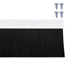 Spazzole per porte a vite 2 pcs Bianco 100 cm Lega di alluminio 42019536