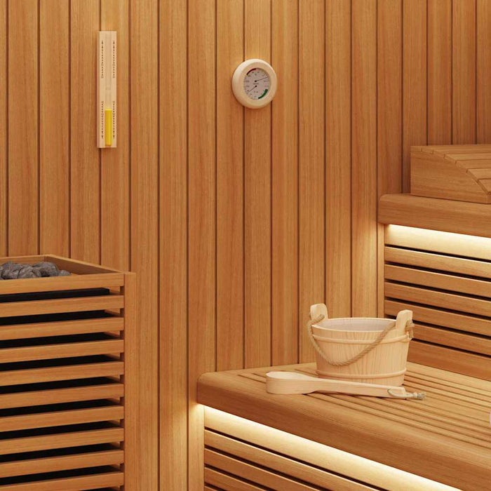 Set di Accessori per Sauna 4 pcs Marrone 42023676