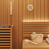 Set di Accessori per Sauna 4 pcs Marrone 42023676