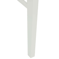 Sedia da pranzo 2 pcs Bianco e Naturale Legno Massello 42020488