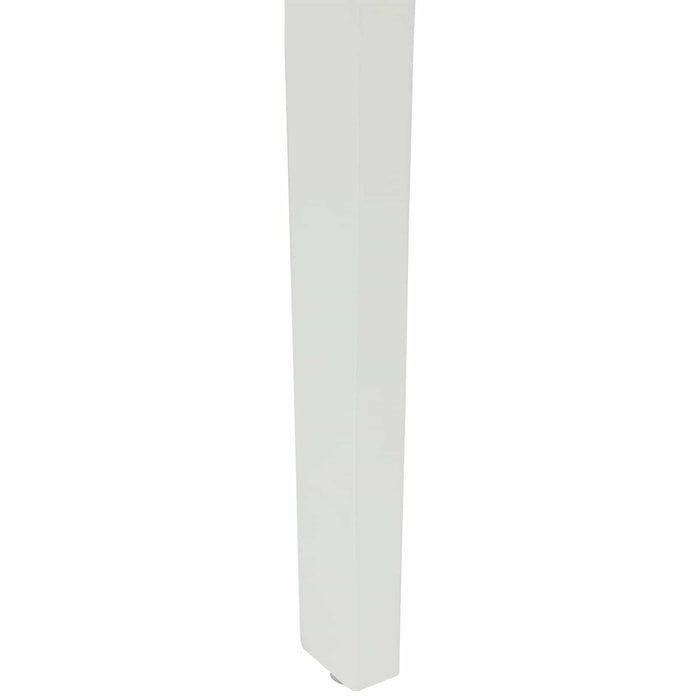 Sedia da pranzo 2 pcs Bianco Legno Massello 42020507