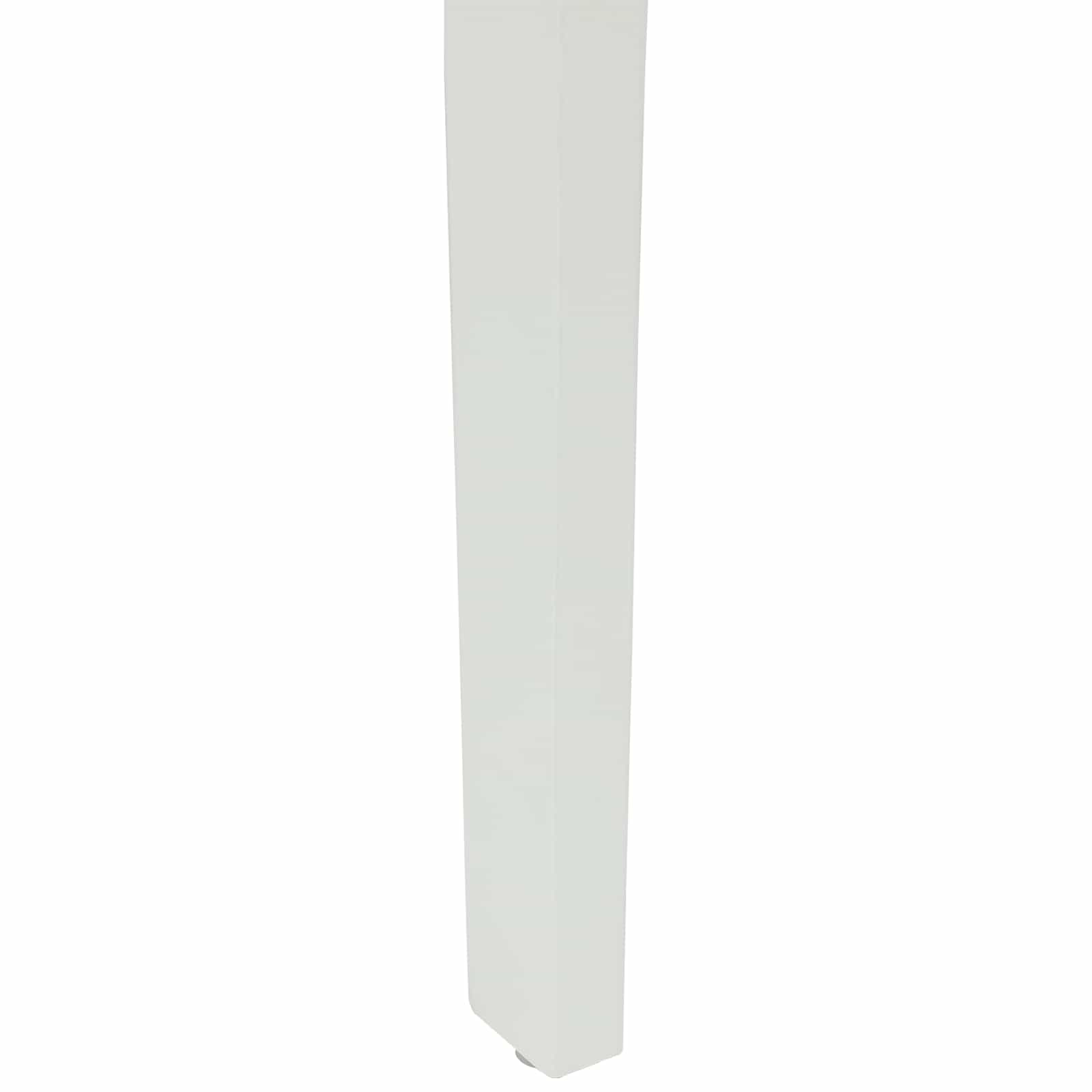 Sedia da pranzo 2 pcs Bianco e marrone Legno Massello 42020508