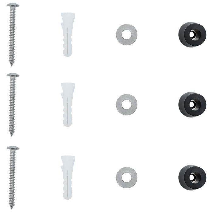 Cassetta Postale da Muro con porta Verde 29 x 13 x 41 cm 42023496