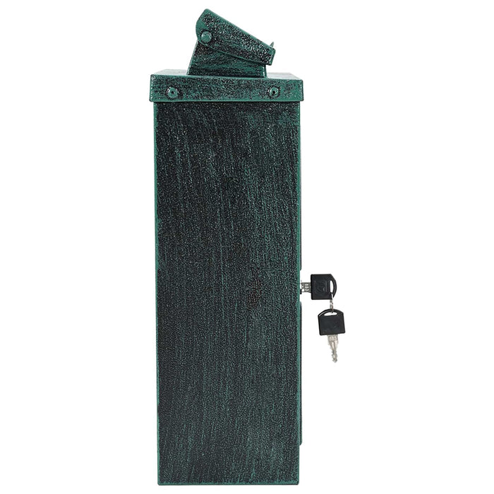 Cassetta Postale da Muro con porta Verde 29 x 13 x 41 cm 42023496