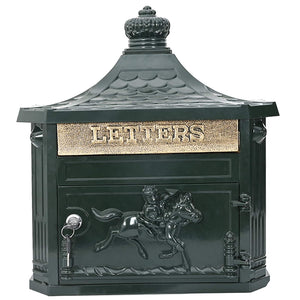 Cassetta Postale da Muro con porta Verde 40.5 x 15.5 x 44 cm 42023500