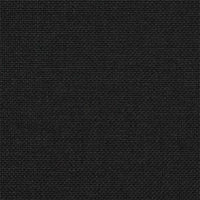 Letto con Testiera Rivestita Nero 120 x 190 cm Pino massello 3405544