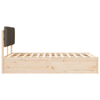 Letto con Testiera Rivestita Talpa 120 x 190 cm Pino massello 3405555